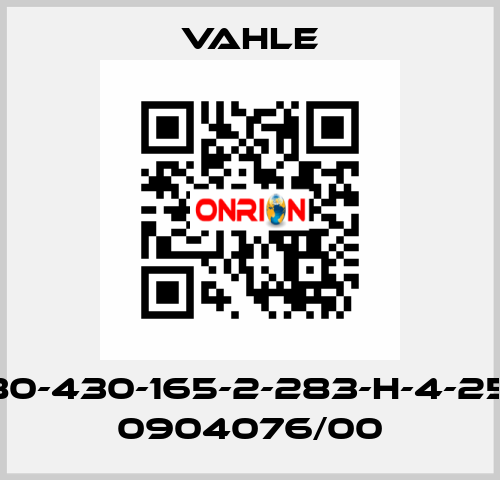 280-430-165-2-283-H-4-25 /  0904076/00 Vahle