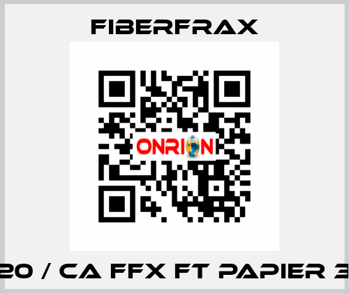 56820 / CA FFX FT PAPIER 3 MM Fiberfrax