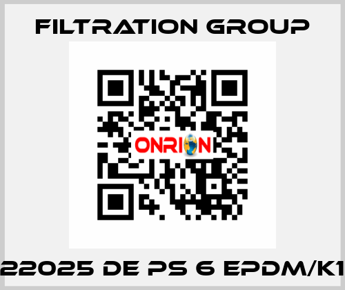 PI 22025 DE PS 6 EPDM/K197 Filtration Group