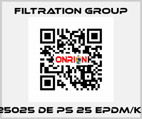 PI 25025 DE PS 25 EPDM/K197 Filtration Group