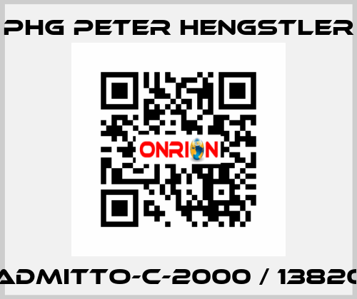 ADMITTO-C-2000 / 13820 phg Peter Hengstler