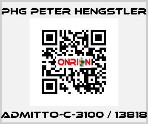 ADMITTO-C-3100 / 13818 phg Peter Hengstler