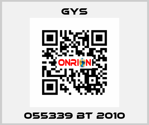 055339 BT 2010 GYS