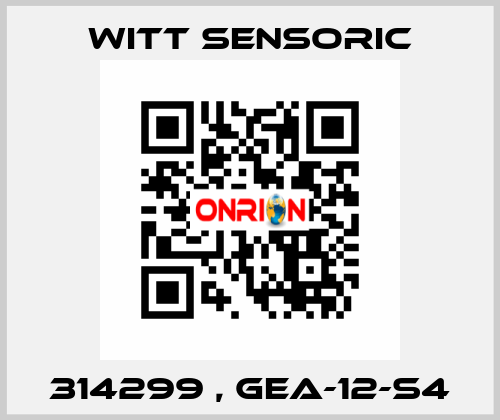 314299 , GEA-12-S4 Witt Sensoric