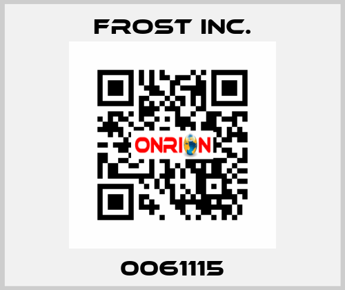 0061115 FROST Inc.