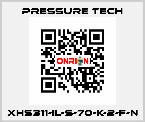 XHS311-IL-S-70-K-2-F-N Pressure Tech