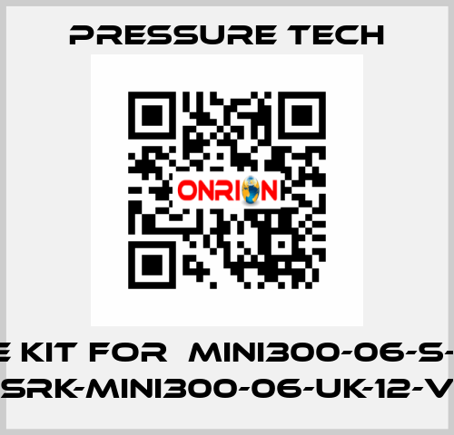 Spare kit for  MINI300-06-S-35-K-N (SRK-MINI300-06-UK-12-V) Pressure Tech