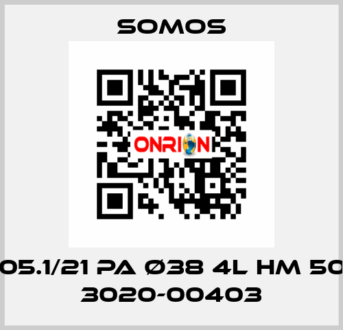 FG205.1/21 PA ø38 4l HM 50Hz / 3020-00403 Somos