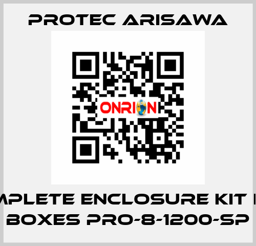 Complete enclosure kit for boxes PRO-8-1200-SP Protec Arisawa