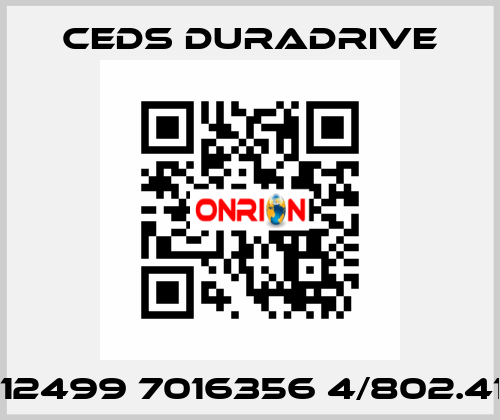 T8112499 7016356 4/802.410.3 Ceds Duradrive