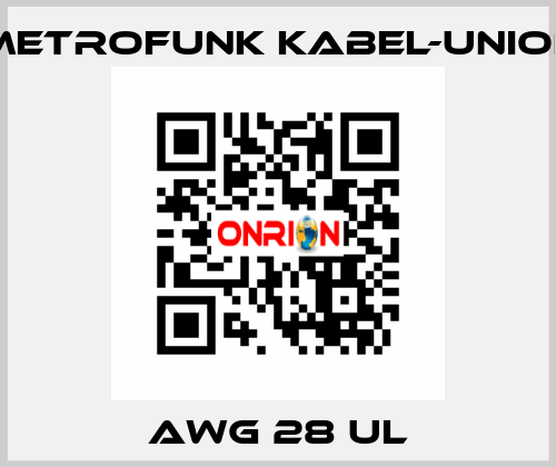 AWG 28 UL METROFUNK KABEL-UNION