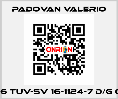 0036 TUV-SV 16-1124-7 D/G 0.82 PADOVAN VALERIO