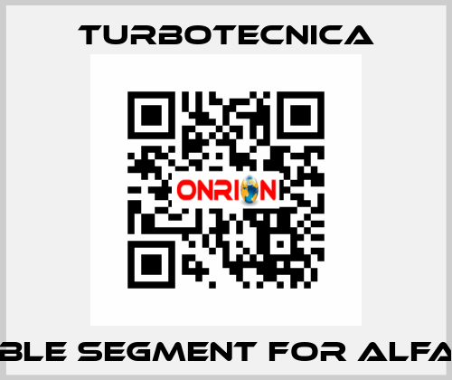 TABLE SEGMENT FOR ALFA 10 Turbotecnica