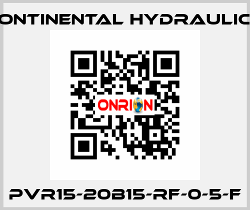 PVR15-20B15-RF-0-5-F Continental Hydraulics