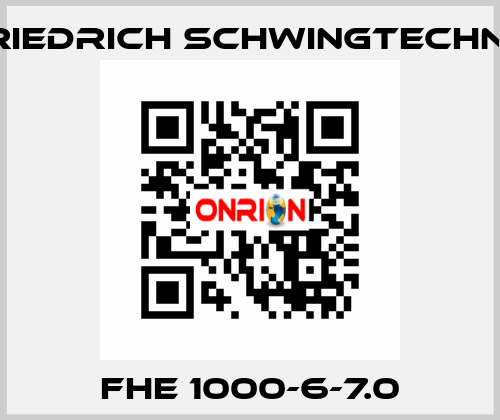 FHE 1000-6-7.0 Friedrich Schwingtechnik