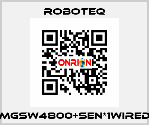 MGSW4800+SEN*1WIRED Roboteq