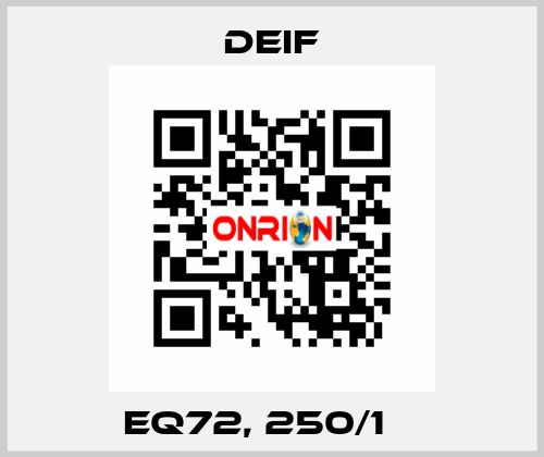 EQ72, 250/1 А Deif