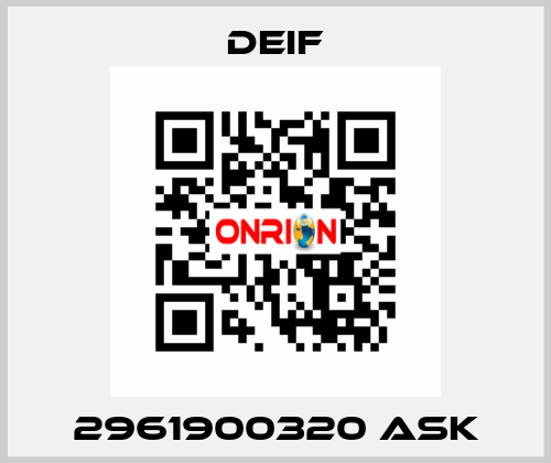 2961900320 ASK Deif