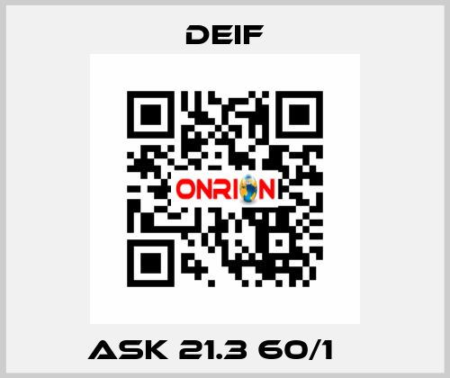 ASK 21.3 60/1 А Deif