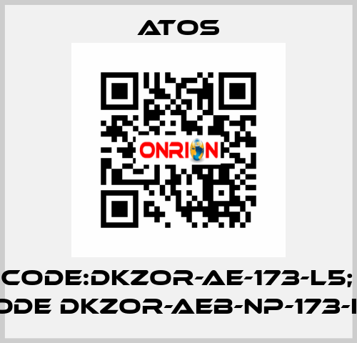 old code:DKZOR-AE-173-L5; new code DKZOR-AEB-NP-173-L5 Atos