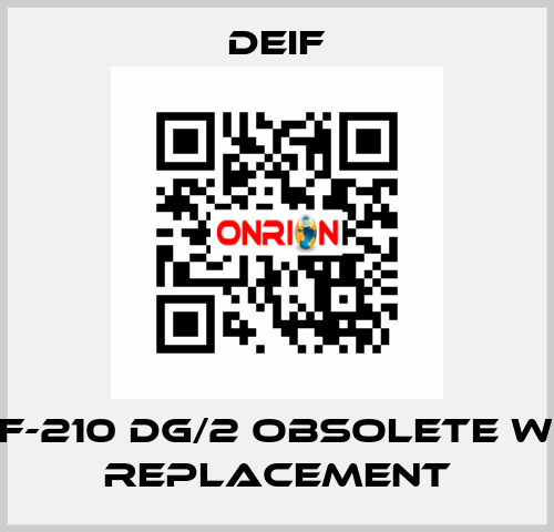 TMF-210 DG/2 OBSOLETE with replacement Deif