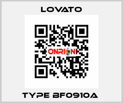 TYPE BF0910A  Lovato