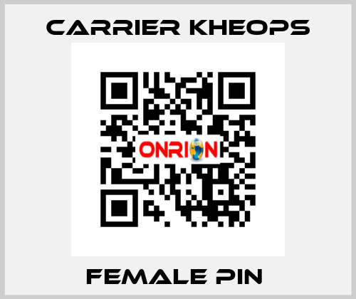 FEMALE PIN  Carrier Kheops