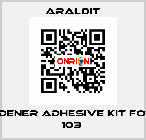 Hardener adhesive kit for AY 103  Araldit