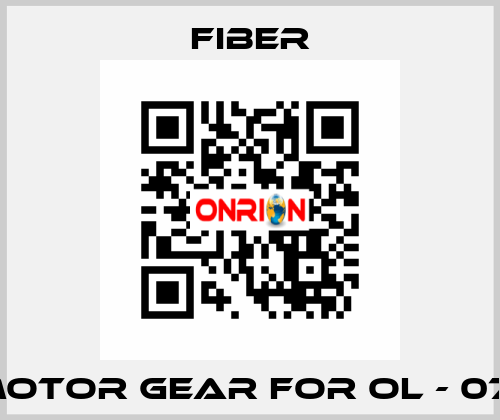 the motor gear for OL - 072106  Fiber