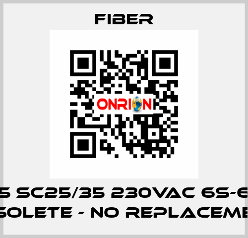 T45 SC25/35 230VAC 6s-60h (obsolete - no replacement)  Fiber