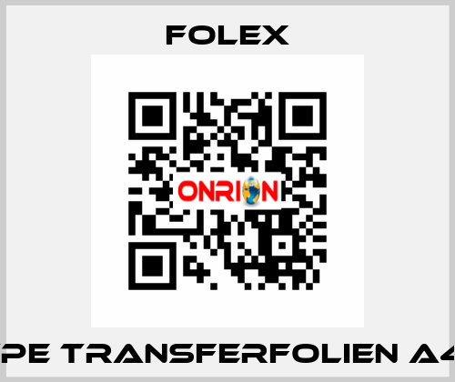 VPE Transferfolien A4   Folex