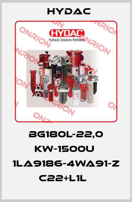  BG180L-22,0 kW-1500U  1LA9186-4WA91-Z C22+L1L   Hydac