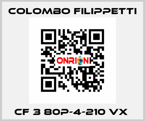 CF 3 80P-4-210 VX  Colombo Filippetti