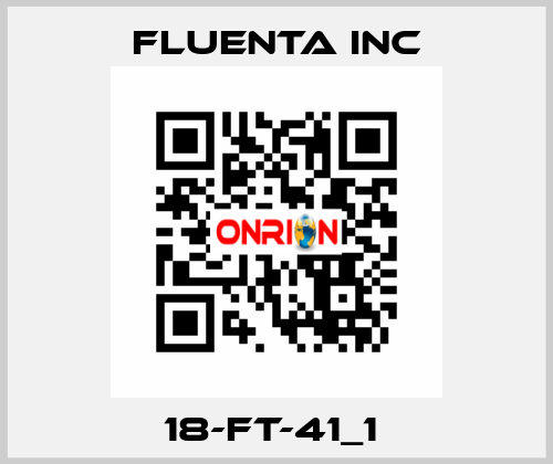 18-FT-41_1  Fluenta Inc