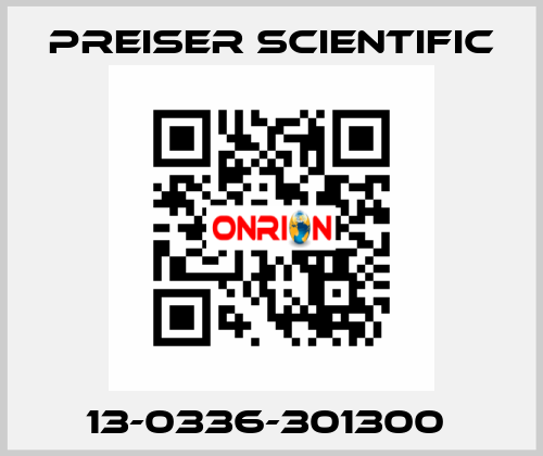 13-0336-301300  Preiser Scientific