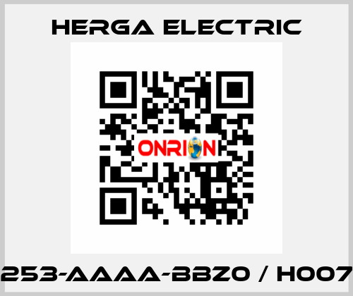 6253-AAAA-BBZ0 / H0078 Herga Electric