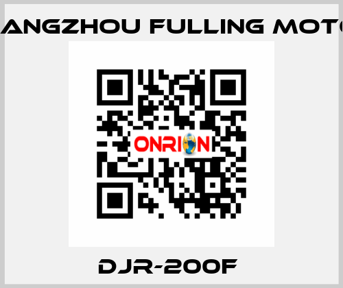 DJR-200F  Changzhou Fulling Motor