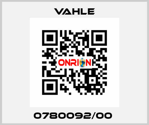 0780092/00  Vahle