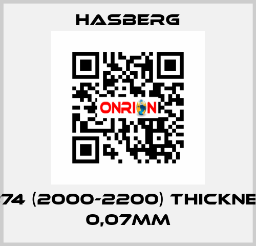 1.1274 (2000-2200) thickness 0,07mm Hasberg