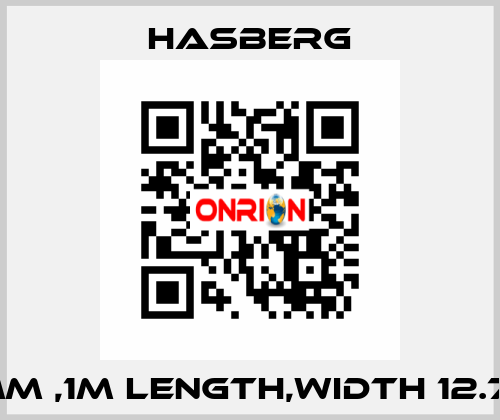 0,01MM ,1M LENGTH,WIDTH 12.7 MM  Hasberg