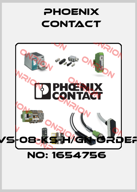 VS-08-KS-H/GN-ORDER NO: 1654756  Phoenix Contact
