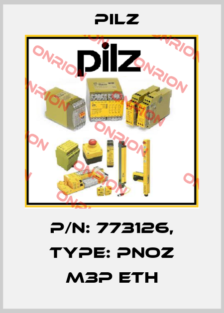p/n: 773126, Type: PNOZ m3p ETH Pilz