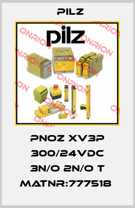 PNOZ XV3P 300/24VDC 3n/o 2n/o t MatNr:777518  Pilz
