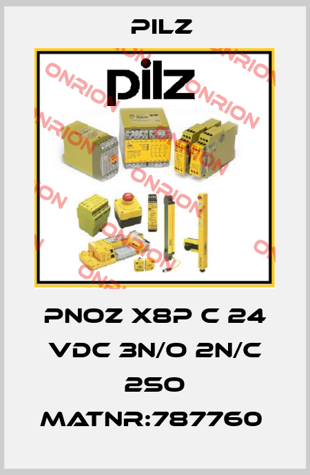 PNOZ X8P C 24 VDC 3n/o 2n/c 2so MatNr:787760  Pilz