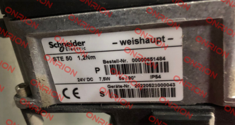 STE 50 Weishaupt