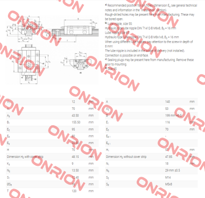 R165351410 / KWC-055-FLS-C1-N-2 Rexroth