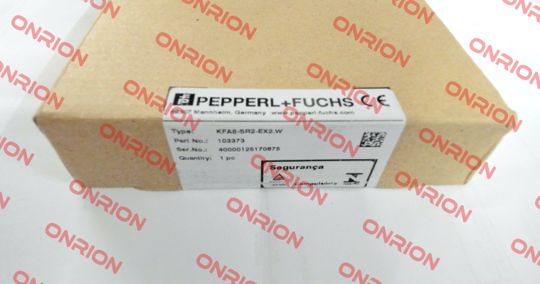 p/n: 103373, Type: KFA6-SR2-EX2.W Pepperl-Fuchs