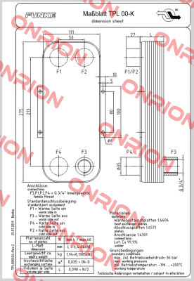 TPL 00-K-6-22 / 1 043 375 Funke