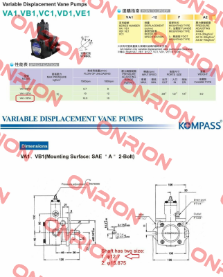 HVP-VA1-15F-A3 KOMPASS