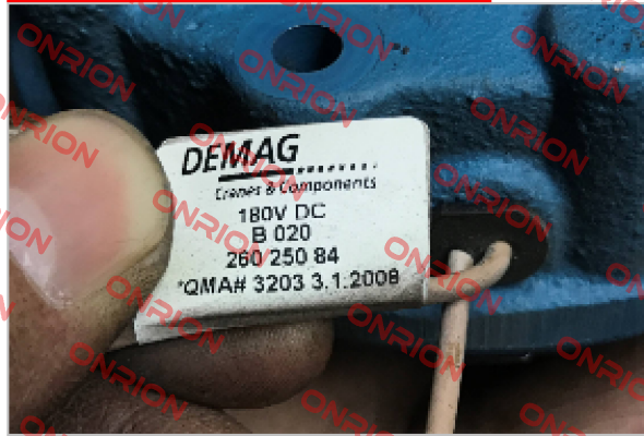 B 020 260 250 84 old number, new number 26025033  Demag